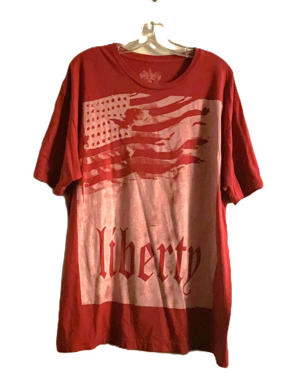 Mens Artine Red Liberty Shirt Size XXL